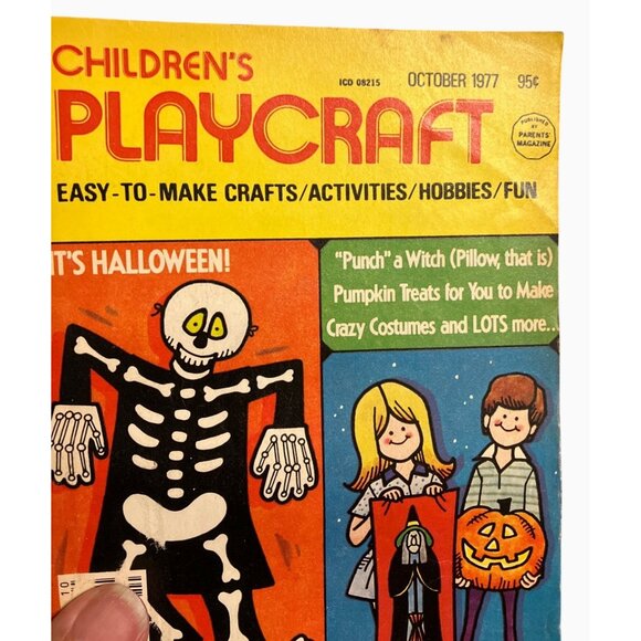 Vintage Oct0ber 1977 Childrens Playcraft Magazine - Picture 2 of 15